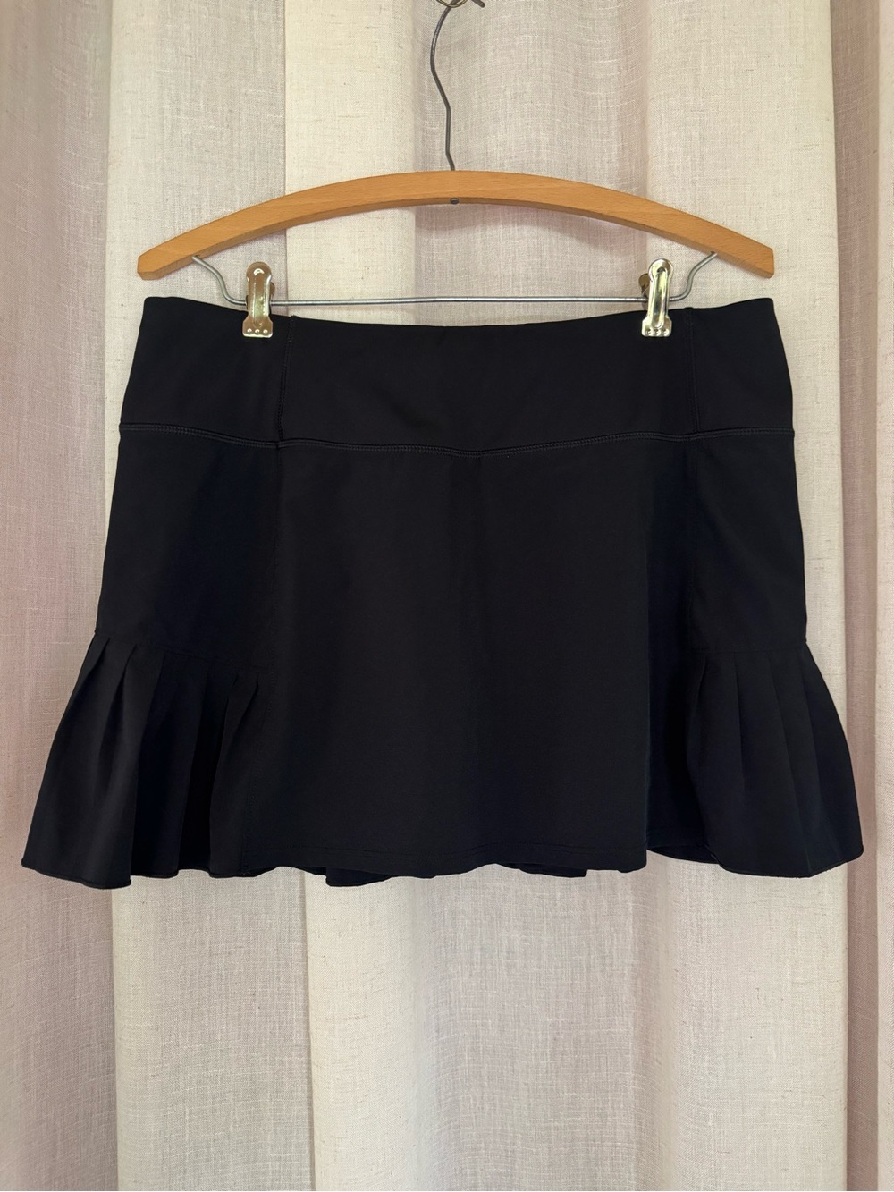 Mondetta black golf tennis pleated skort tennis skirt Women’s Large